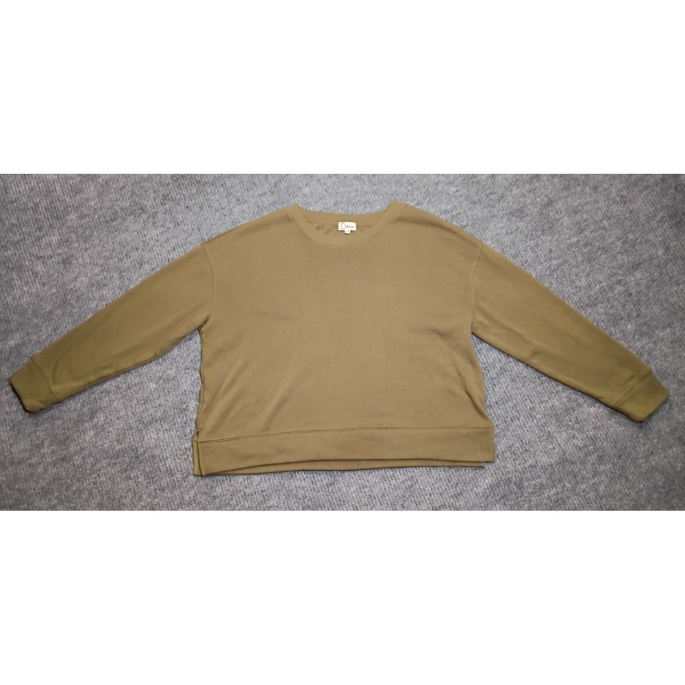 Dittos Women's Olive Green Sweatshirt Size 2X